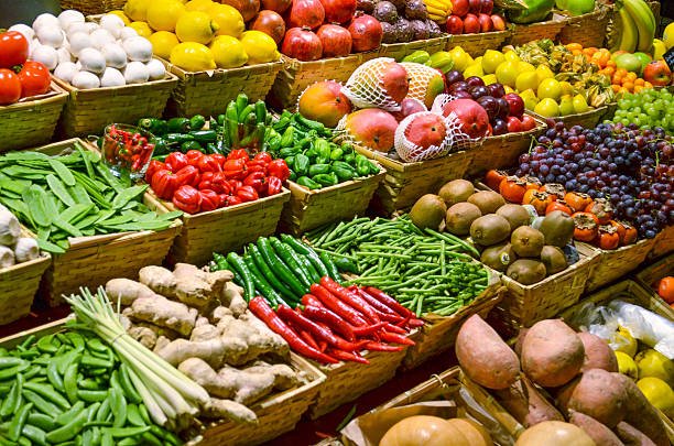 fruit and vegetable selling